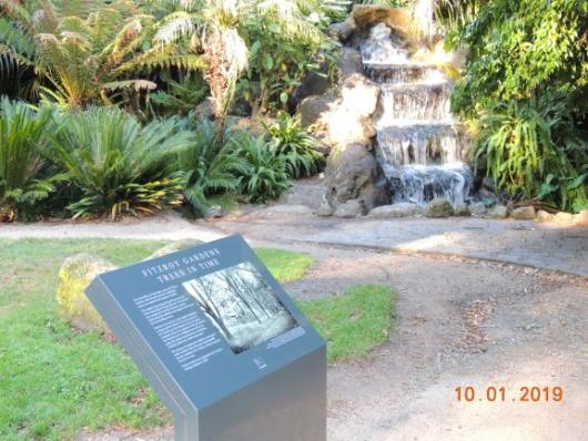 Waterfall Fitzroy Garden